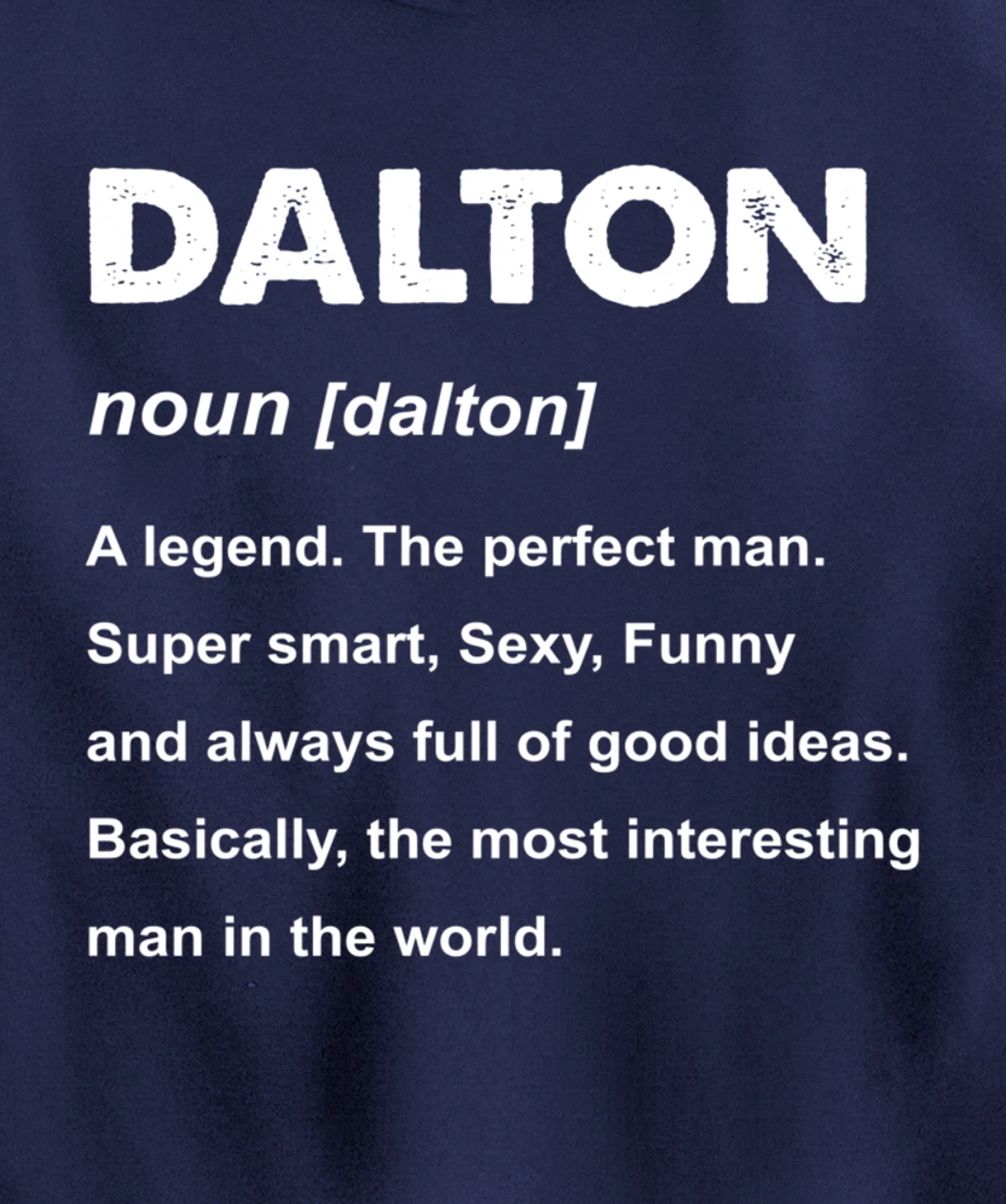 Dalton Name Pullover Hoodie