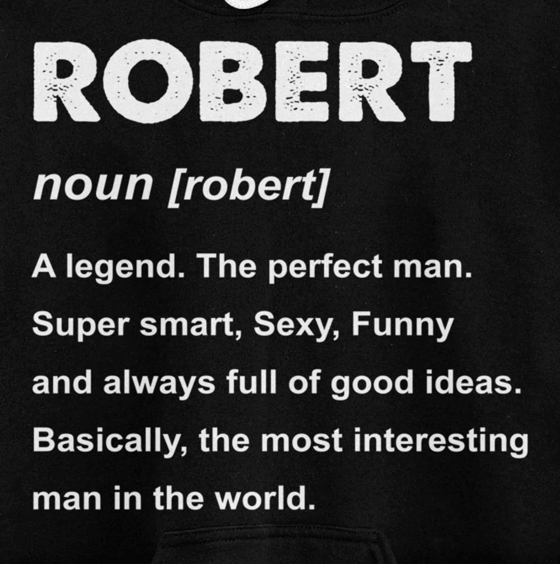 Robert Name Pullover Hoodie
