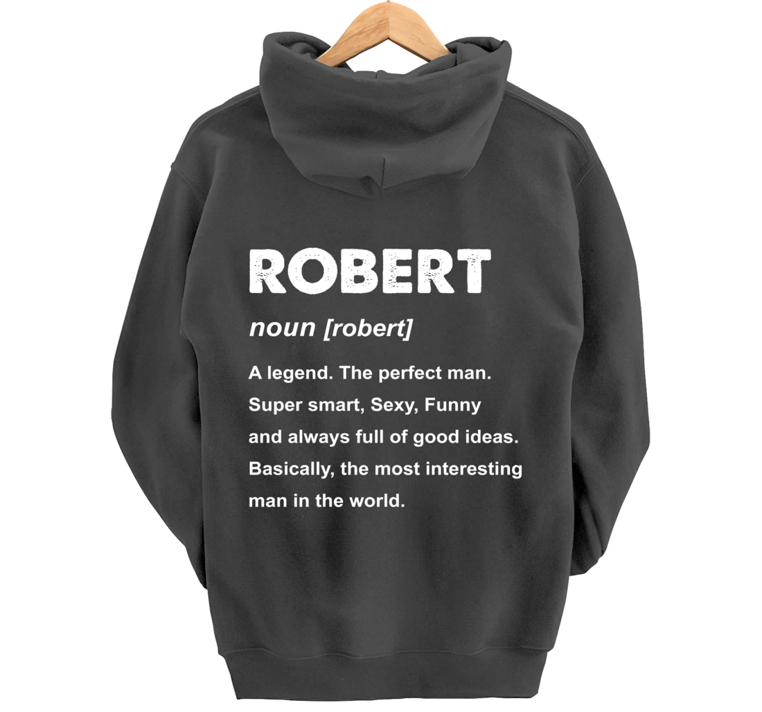 Robert Name Pullover Hoodie