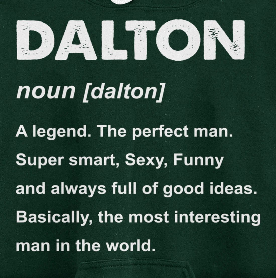 Dalton Name Pullover Hoodie