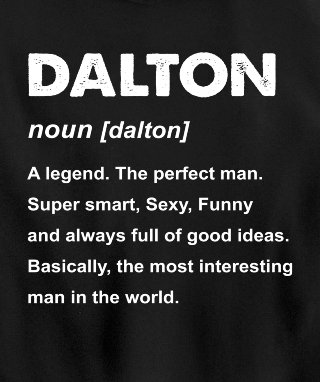 Dalton Name Pullover Hoodie