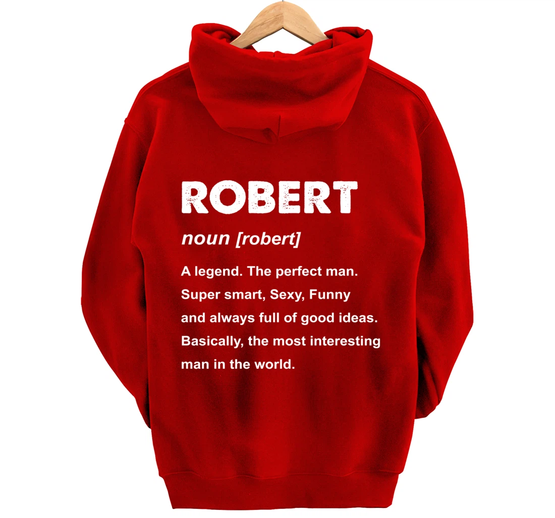 Robert Name Pullover Hoodie