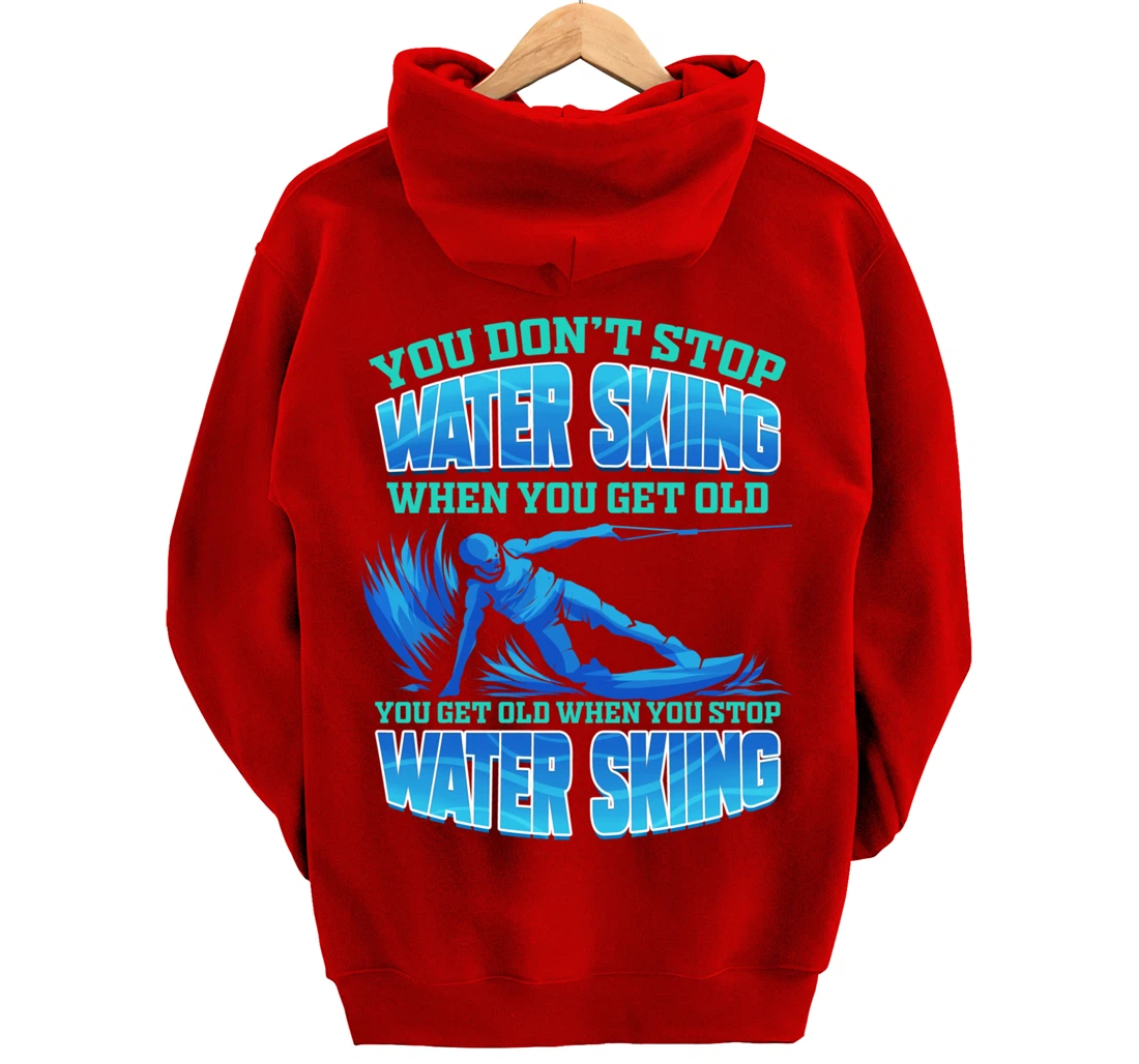 Waterski Waterskiing Water Ski Pullover Hoodie