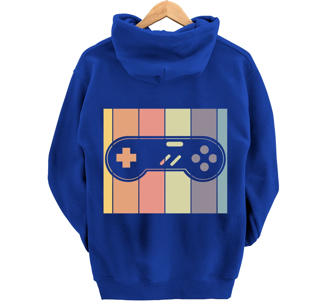 Retro Video Games Gamer Gift Idea Controller Gaming Pullover Hoodie
