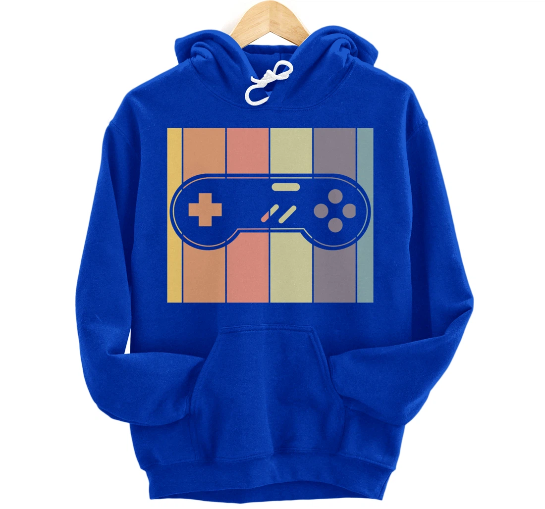Retro Video Games Gamer Gift Idea Controller Gaming Pullover Hoodie