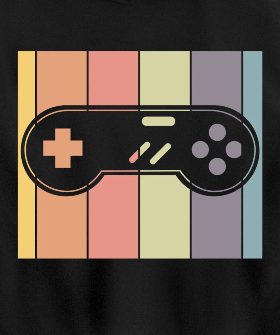 Retro Video Games Gamer Gift Idea Controller Gaming Pullover Hoodie