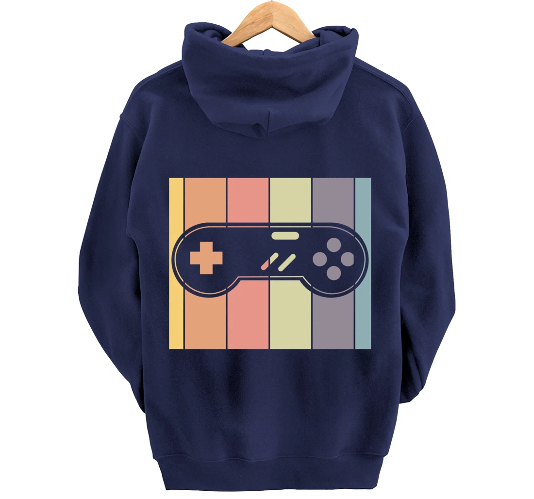 Retro Video Games Gamer Gift Idea Controller Gaming Pullover Hoodie