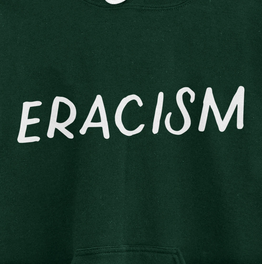 Eracism Remove Belief One Race Superior End Erase Racism Pullover Hoodie