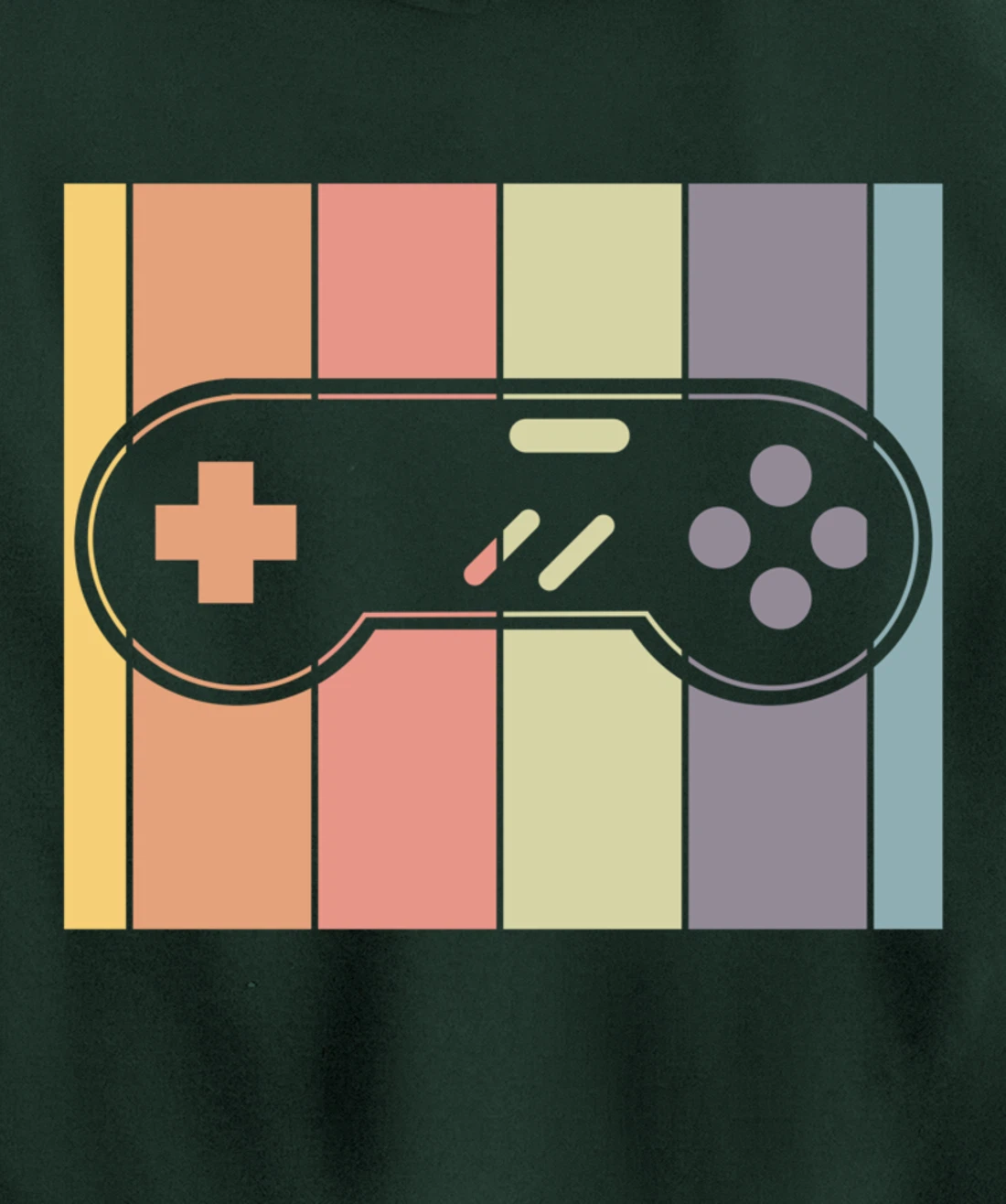 Retro Video Games Gamer Gift Idea Controller Gaming Pullover Hoodie