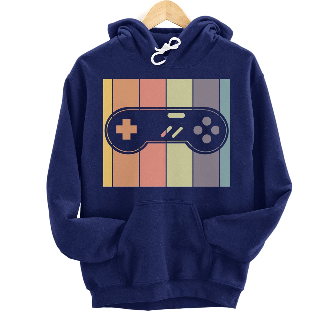 Retro Video Games Gamer Gift Idea Controller Gaming Pullover Hoodie
