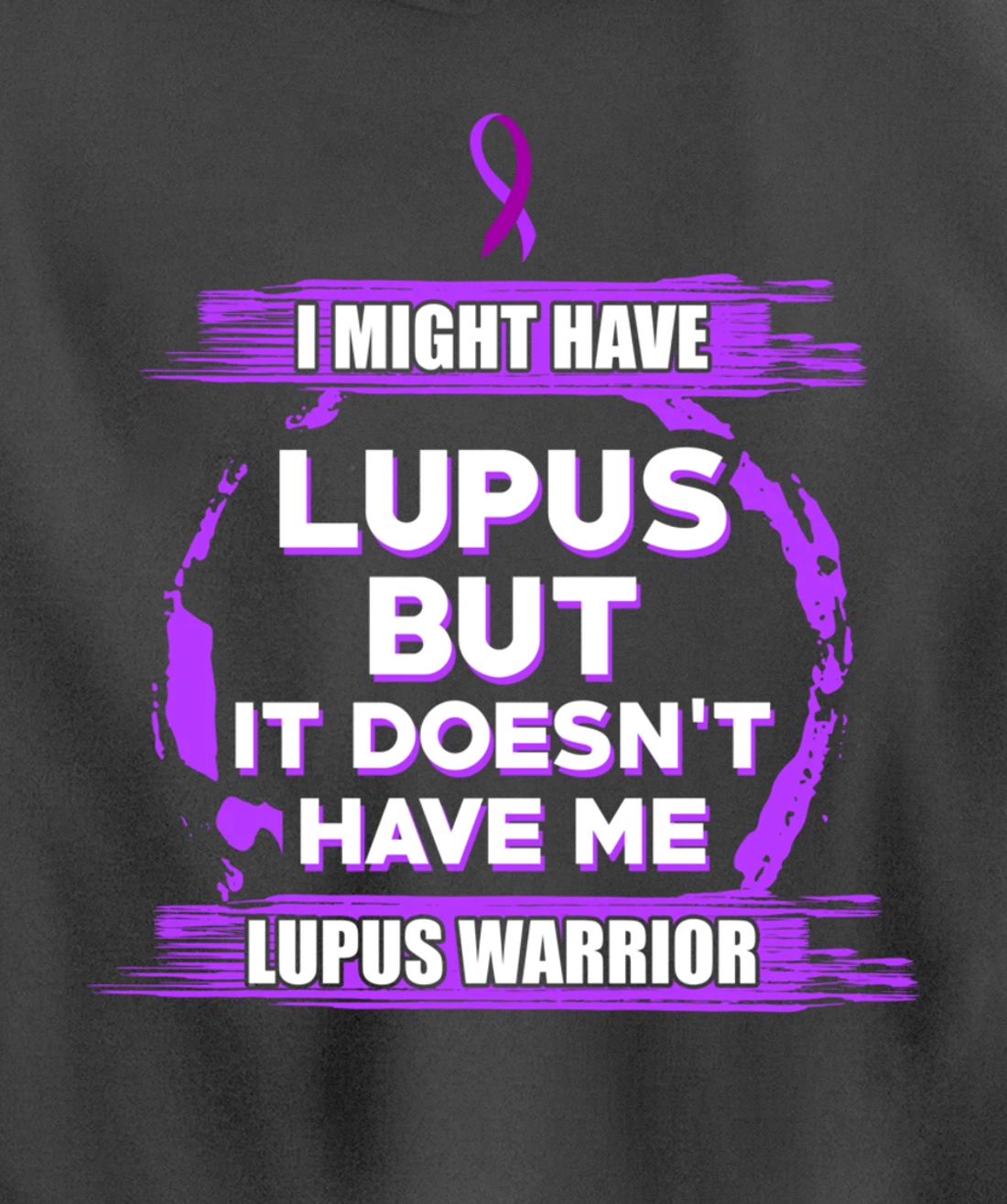 Lupus Have Survivor Warrior Pullover Hoodie