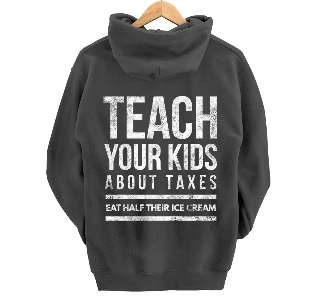 Funny Taxes Taxation is Theft Libertarian Conservative Pullover Hoodie