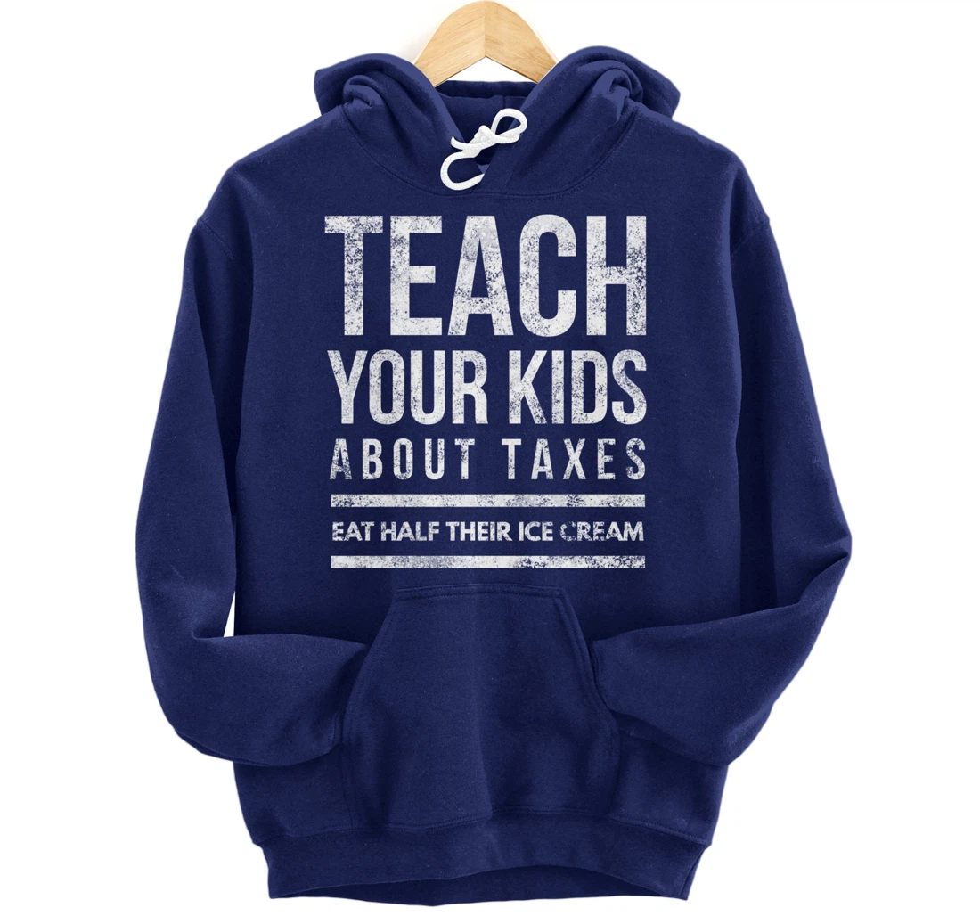 Funny Taxes Taxation is Theft Libertarian Conservative Pullover Hoodie