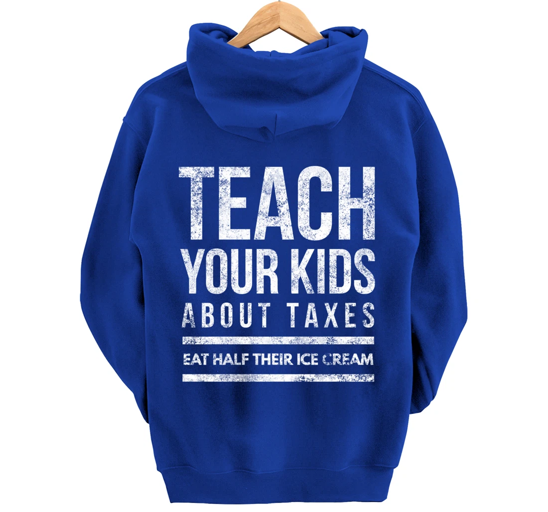 Funny Taxes Taxation is Theft Libertarian Conservative Pullover Hoodie