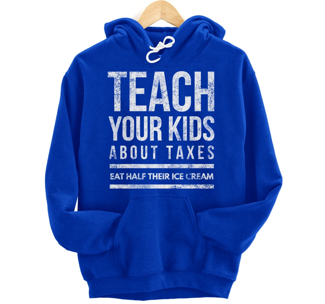 Funny Taxes Taxation is Theft Libertarian Conservative Pullover Hoodie