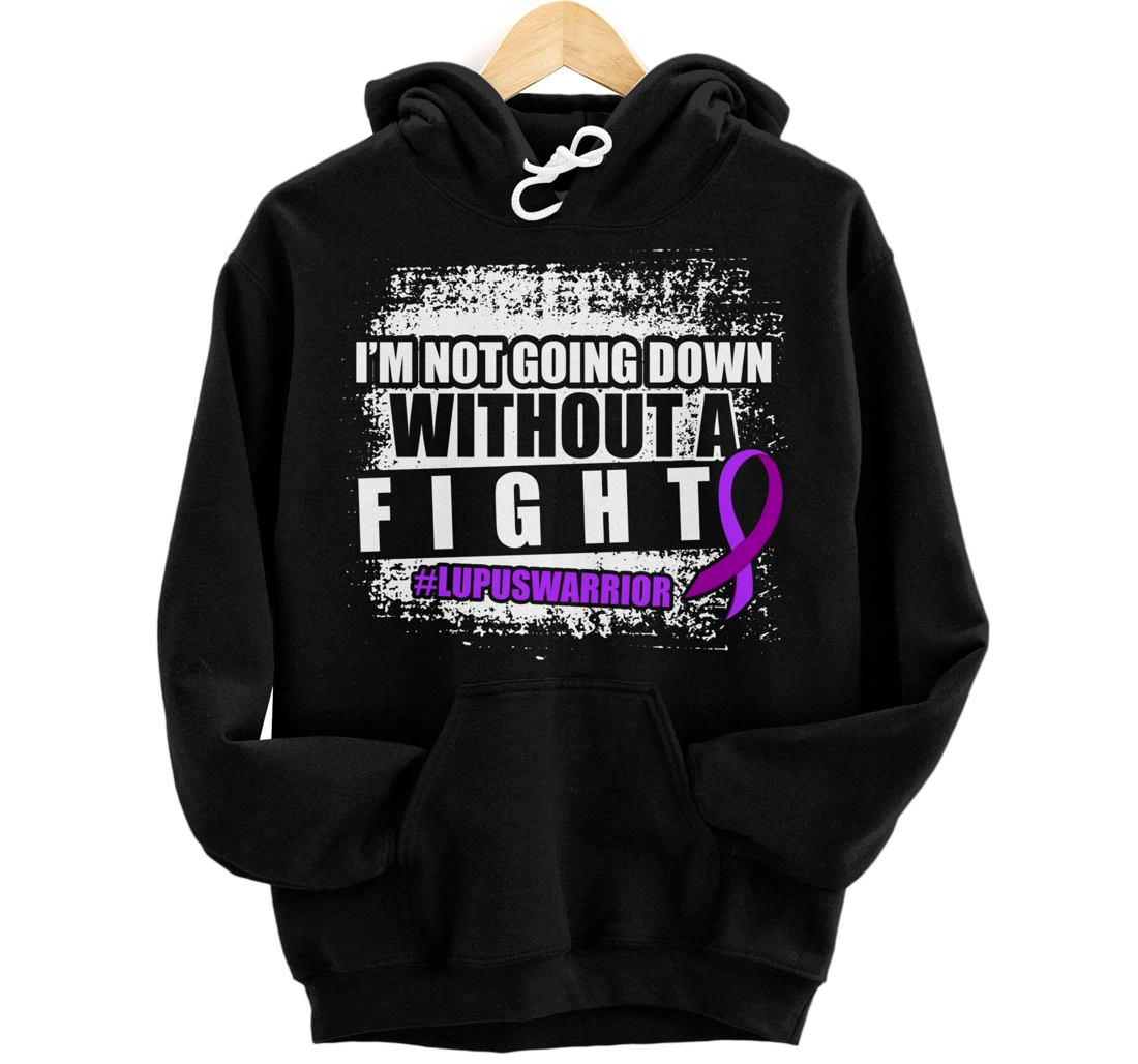 Lupus Down Survivor Warrior Pullover Hoodie