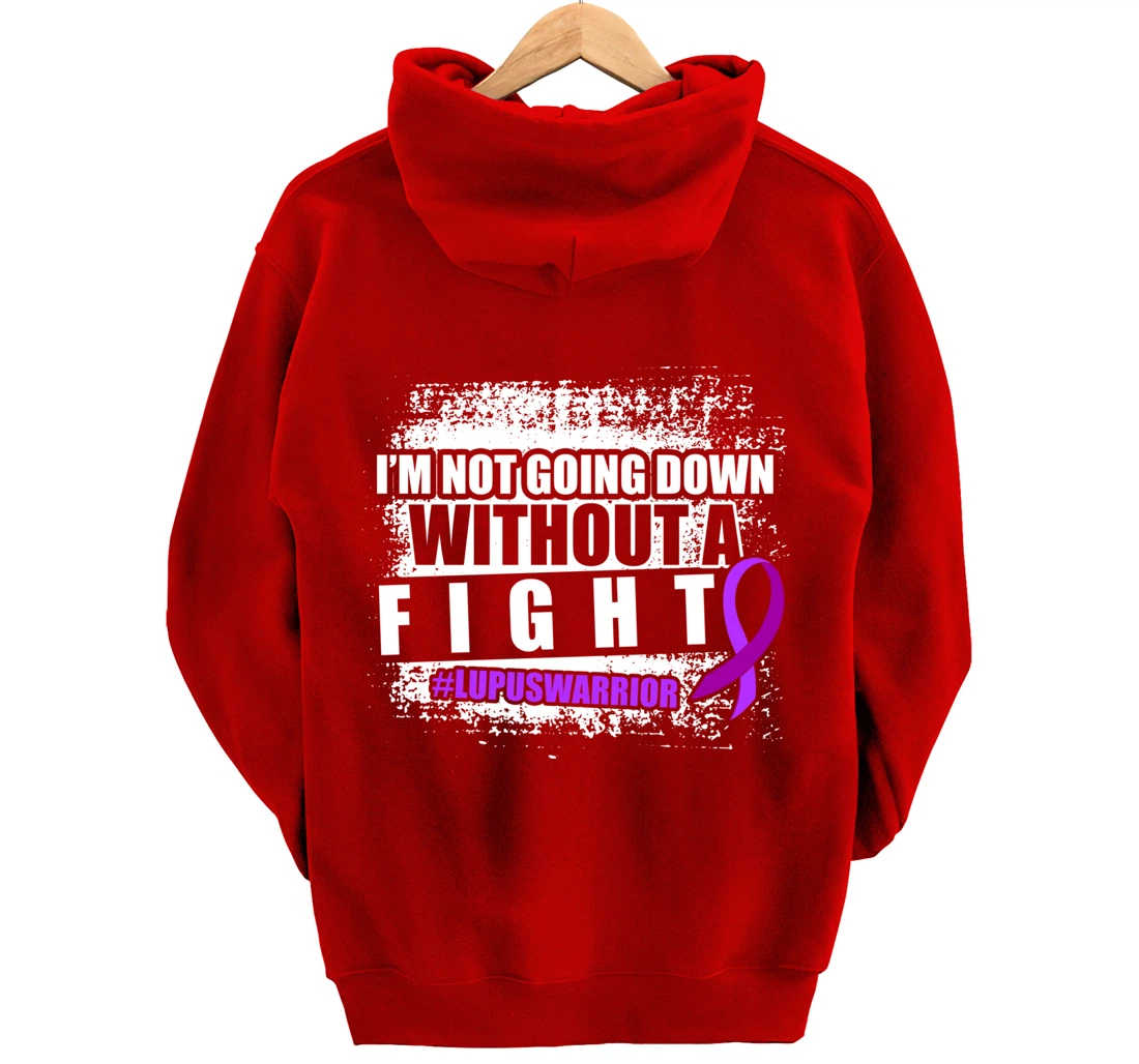 Lupus Down Survivor Warrior Pullover Hoodie
