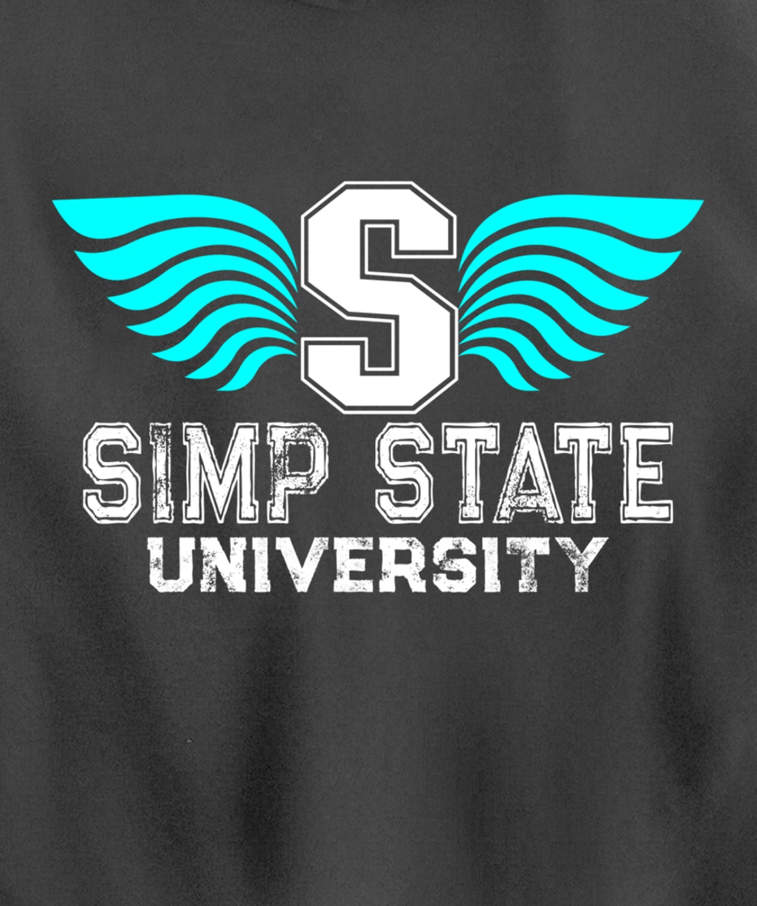 Simp State University - Funny Simp Nation Meme - Simp Pullover Hoodie