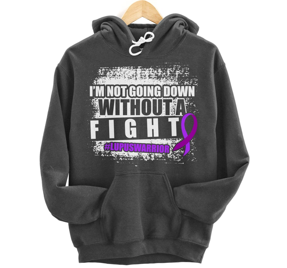 Lupus Down Survivor Warrior Pullover Hoodie