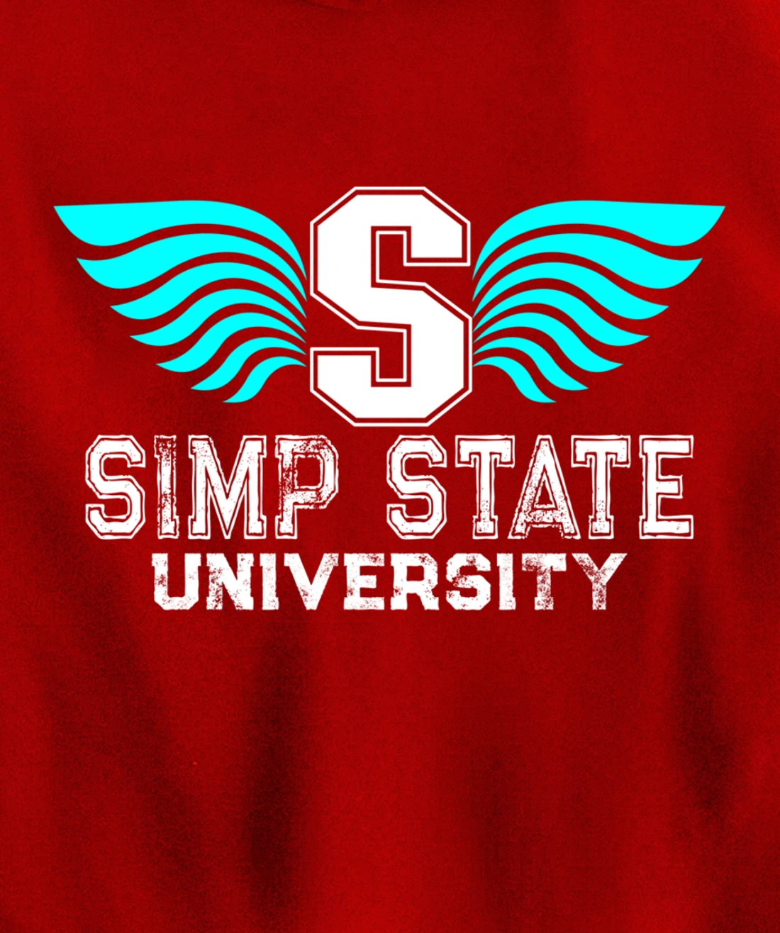 Simp State University - Funny Simp Nation Meme - Simp Pullover Hoodie