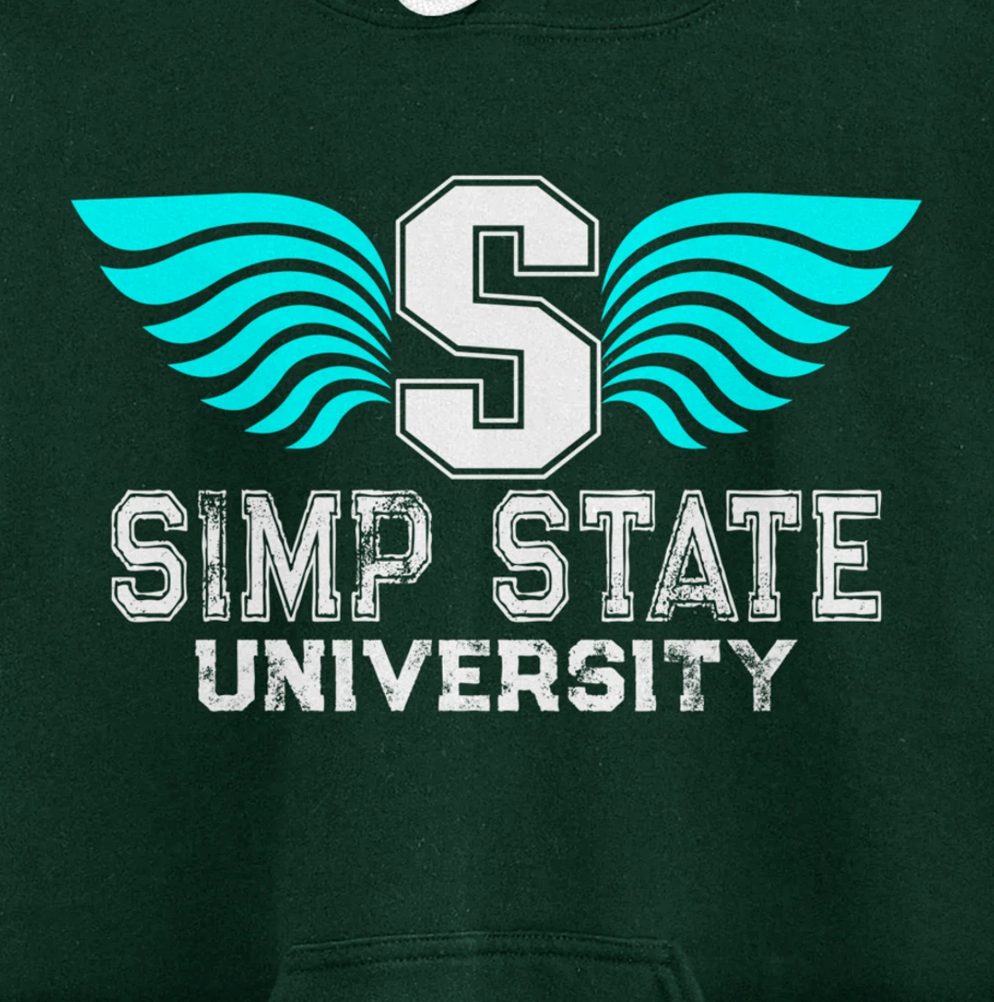 Simp State University - Funny Simp Nation Meme - Simp Pullover Hoodie