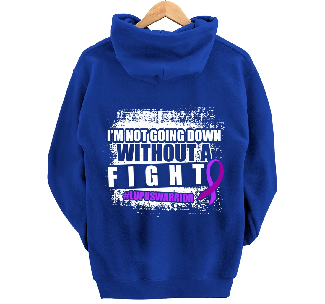 Lupus Down Survivor Warrior Pullover Hoodie