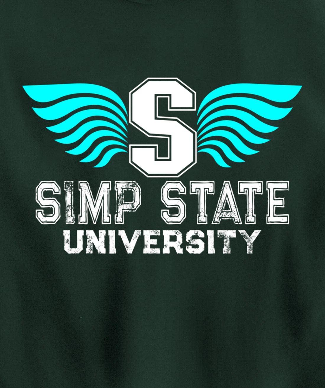 Simp State University - Funny Simp Nation Meme - Simp Pullover Hoodie