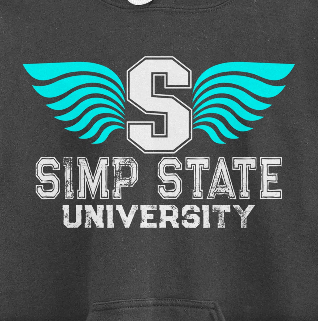Simp State University - Funny Simp Nation Meme - Simp Pullover Hoodie