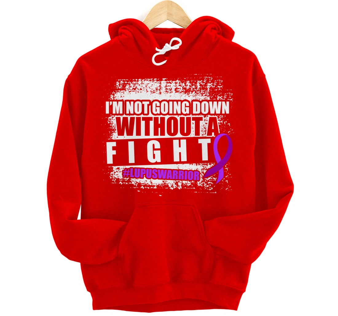 Lupus Down Survivor Warrior Pullover Hoodie