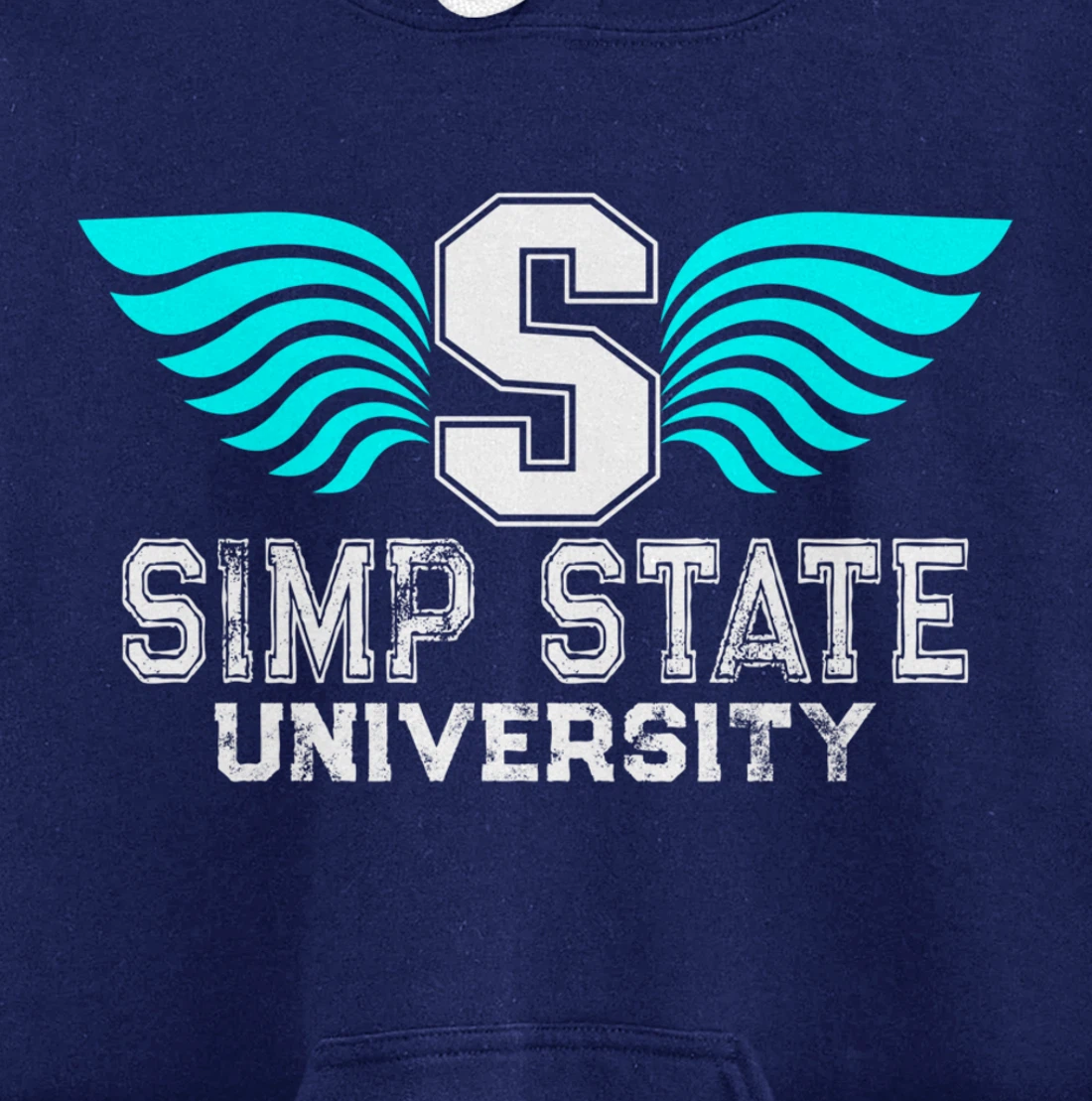 Simp State University - Funny Simp Nation Meme - Simp Pullover Hoodie