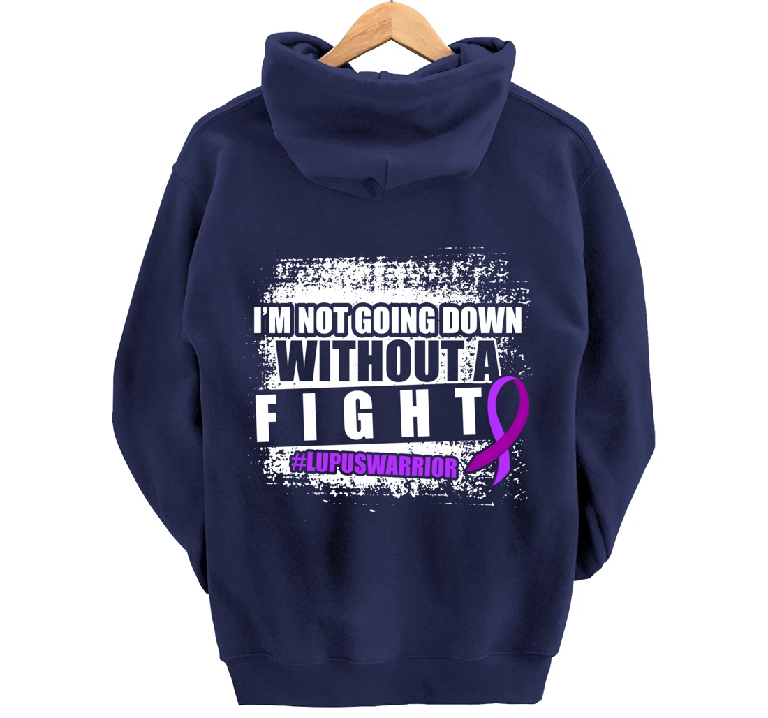 Lupus Down Survivor Warrior Pullover Hoodie