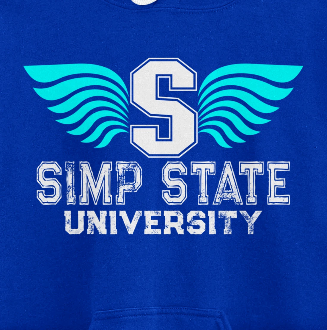 Simp State University - Funny Simp Nation Meme - Simp Pullover Hoodie