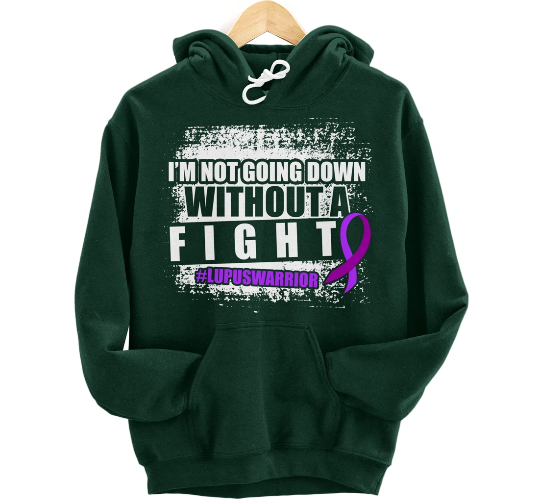 Lupus Down Survivor Warrior Pullover Hoodie