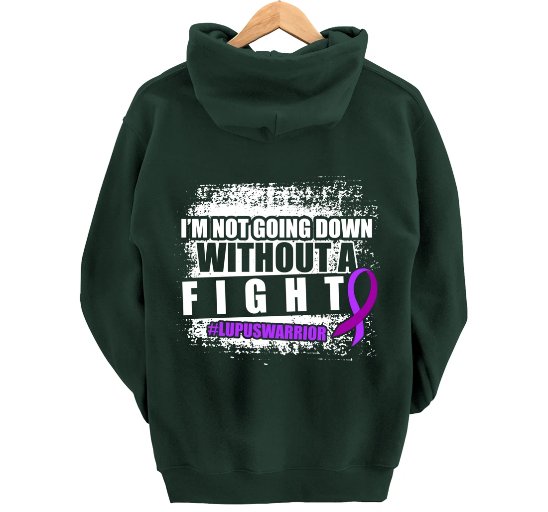 Lupus Down Survivor Warrior Pullover Hoodie