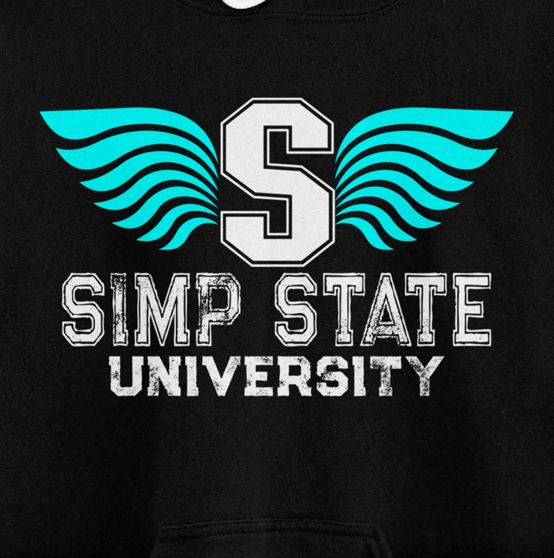 Simp State University - Funny Simp Nation Meme - Simp Pullover Hoodie