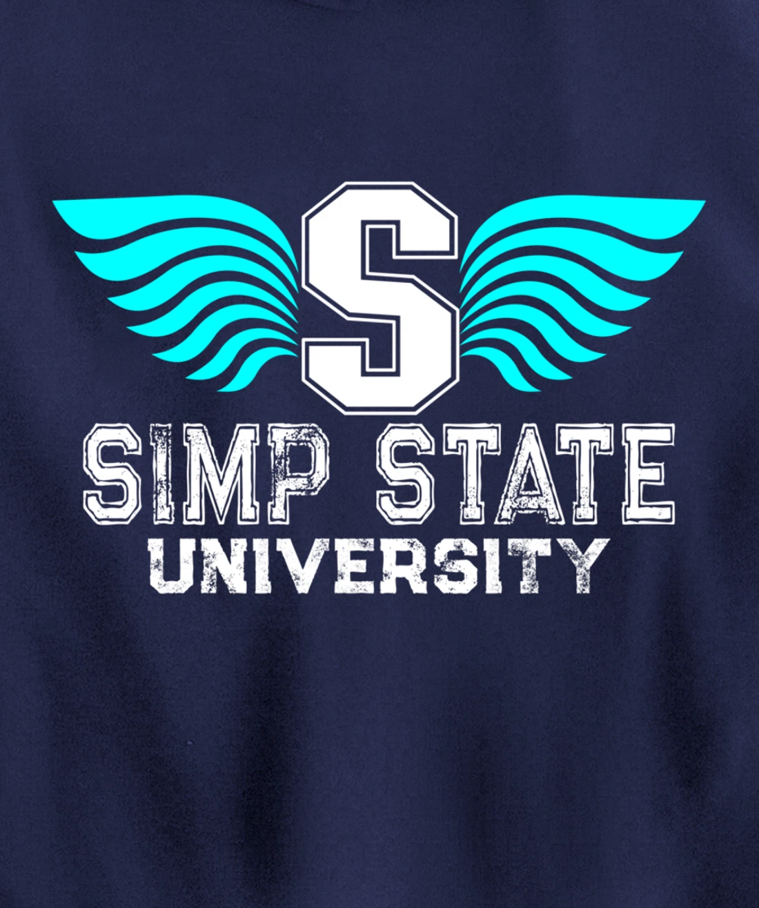 Simp State University - Funny Simp Nation Meme - Simp Pullover Hoodie