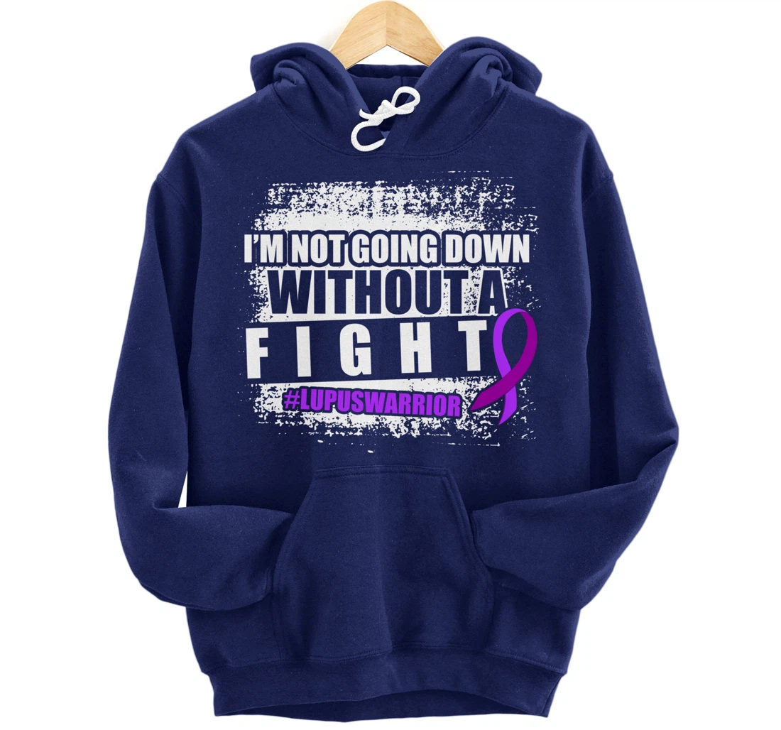 Lupus Down Survivor Warrior Pullover Hoodie