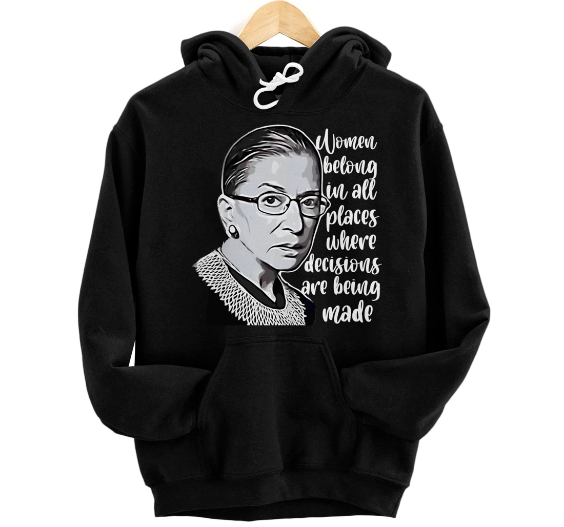 Vintage Ruth Bader Ginsburg - RBG gift for women or youth Pullover Hoodie