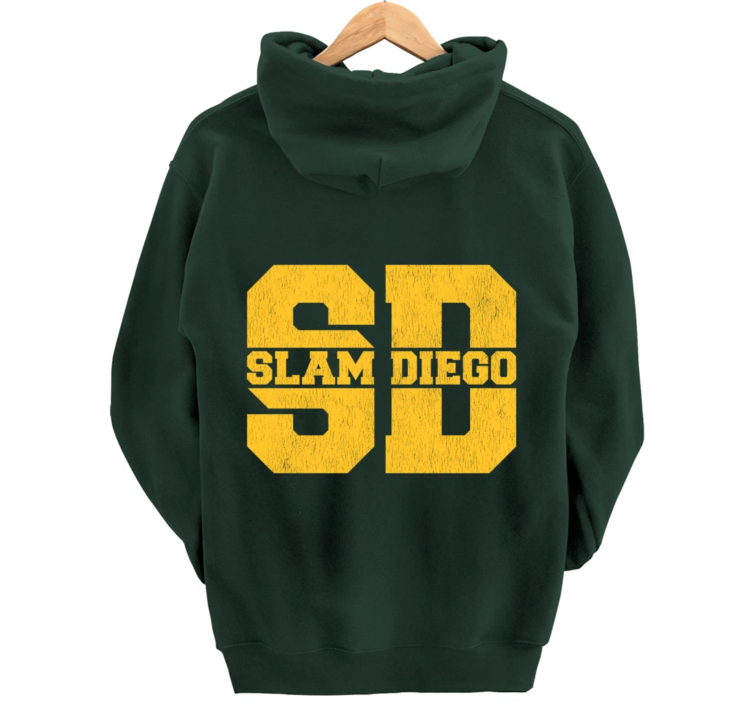 Slam Diego San Diego Souvenirs and Gift - Baseball Fans Pullover Hoodie