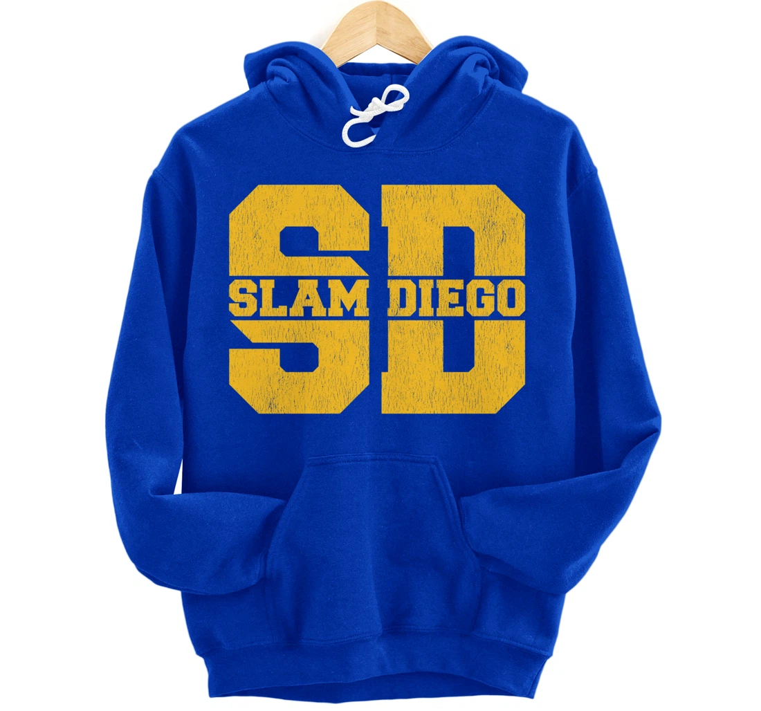 Slam Diego San Diego Souvenirs and Gift - Baseball Fans Pullover Hoodie