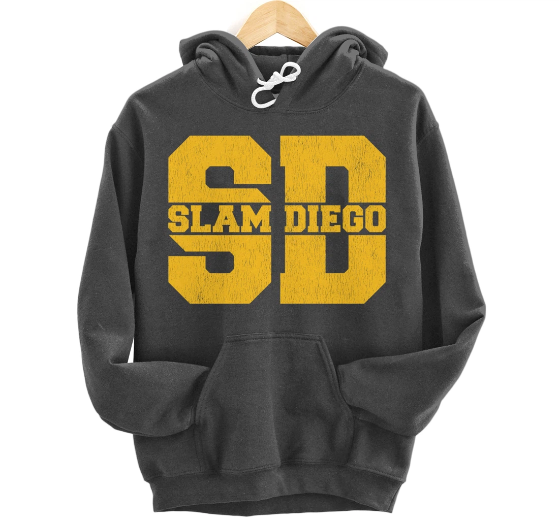 Slam Diego San Diego Souvenirs and Gift - Baseball Fans Pullover Hoodie