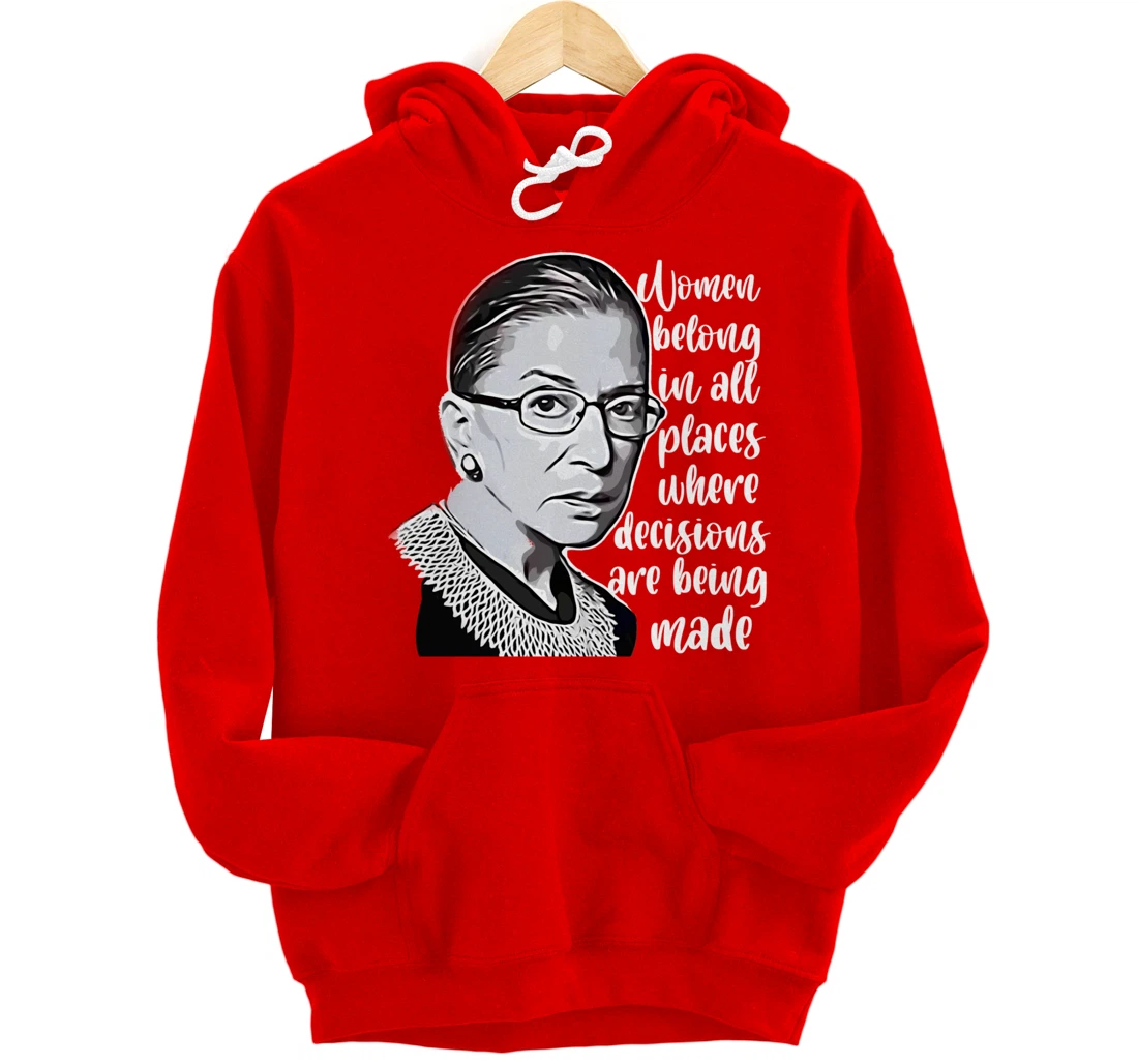 Vintage Ruth Bader Ginsburg - RBG gift for women or youth Pullover Hoodie