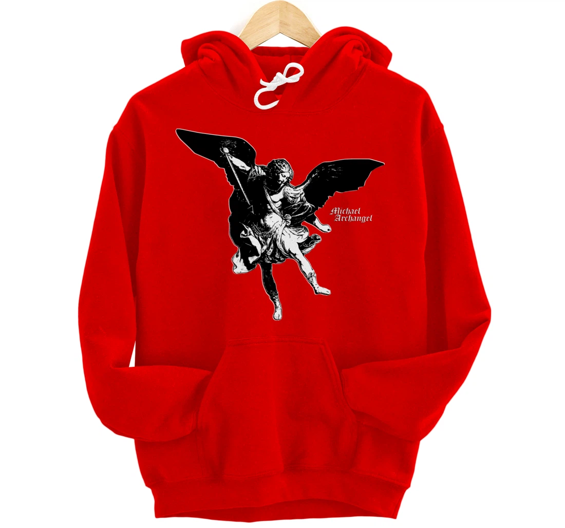 Master of Angels - Saint Michael Archangel Pullover Hoodie