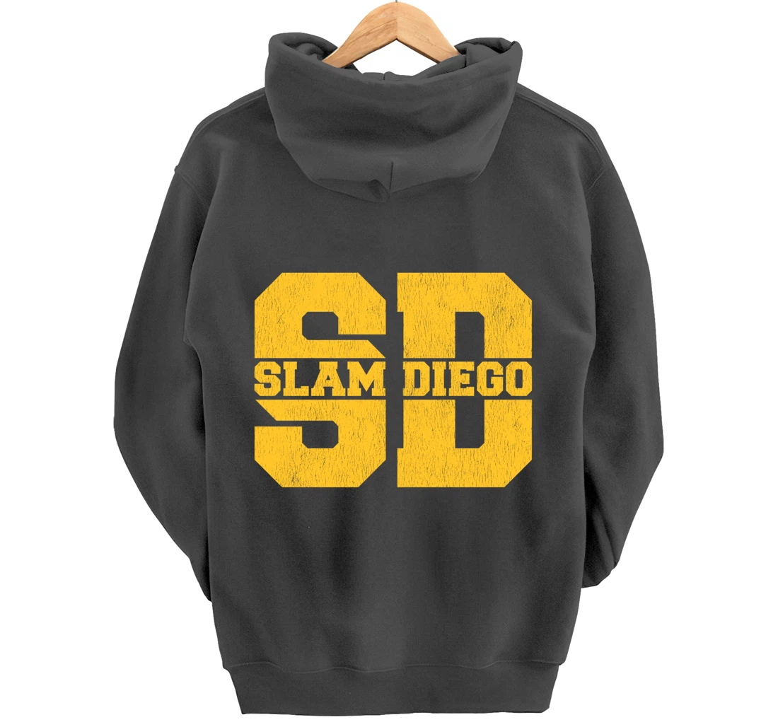 Slam Diego San Diego Souvenirs and Gift - Baseball Fans Pullover Hoodie