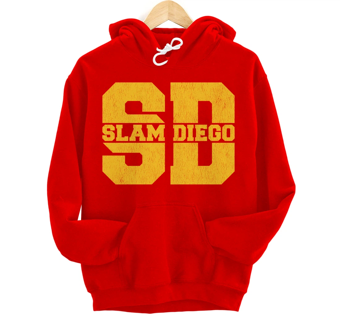 Slam Diego San Diego Souvenirs and Gift - Baseball Fans Pullover Hoodie