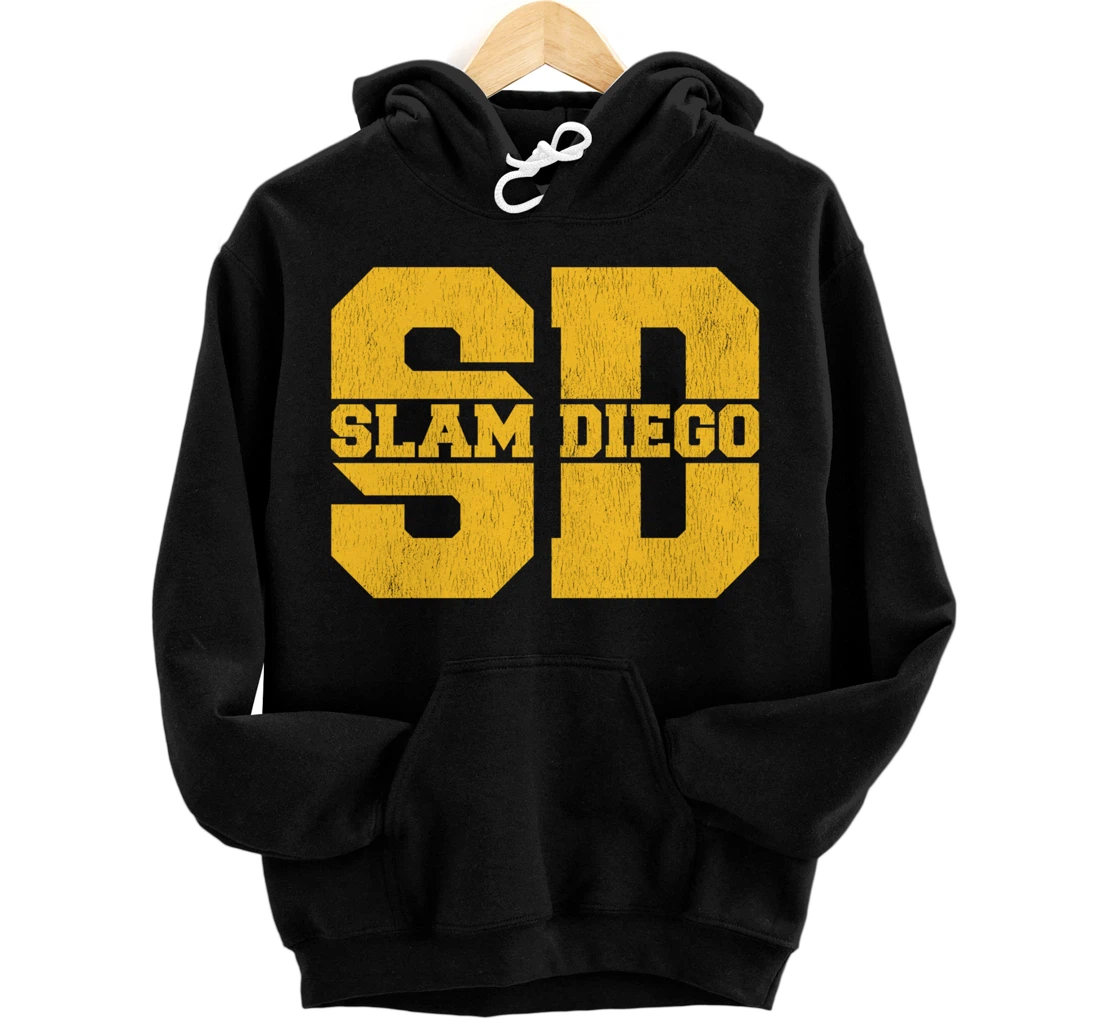 Slam Diego San Diego Souvenirs and Gift - Baseball Fans Pullover Hoodie