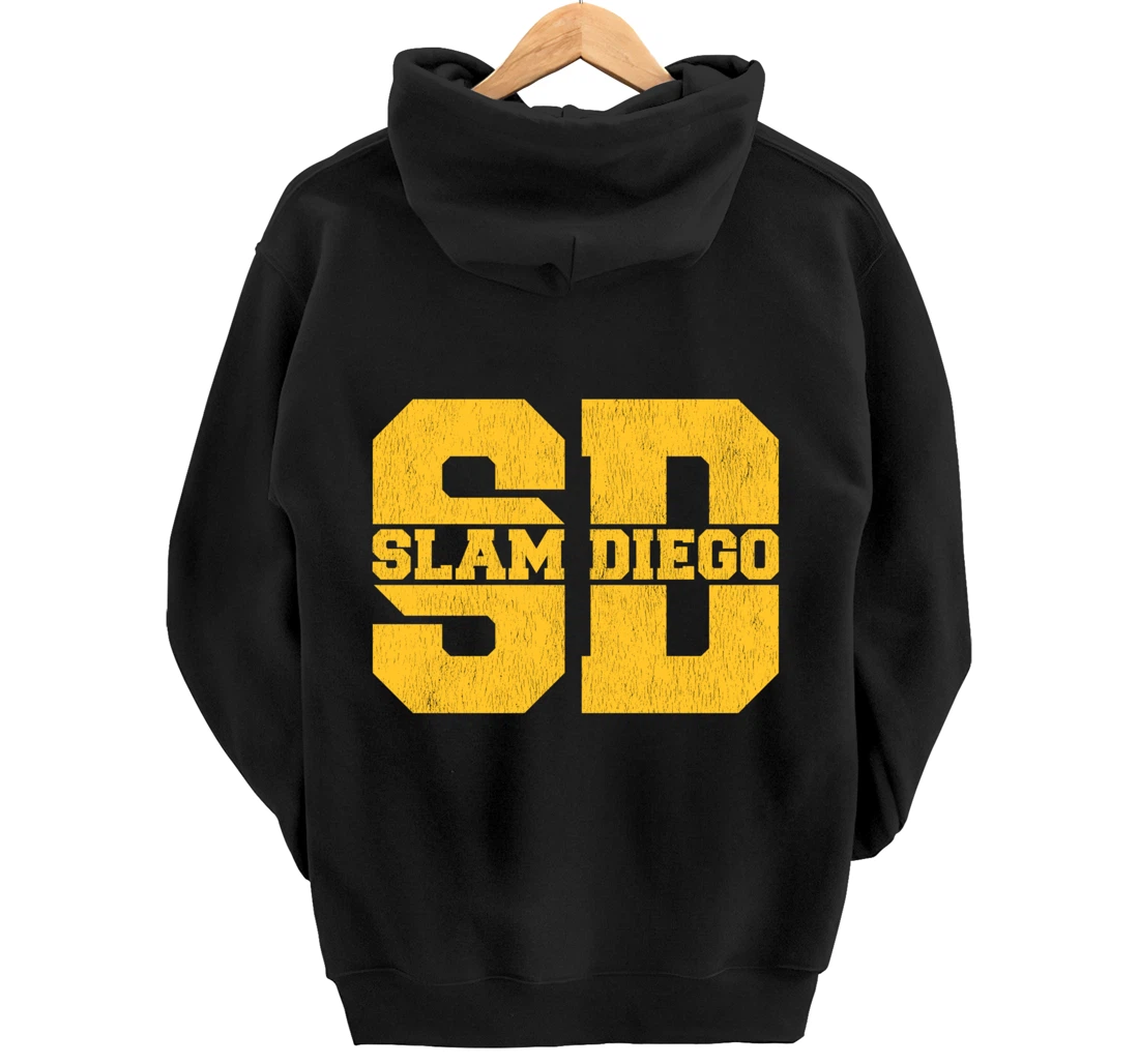 Slam Diego San Diego Souvenirs and Gift - Baseball Fans Pullover Hoodie