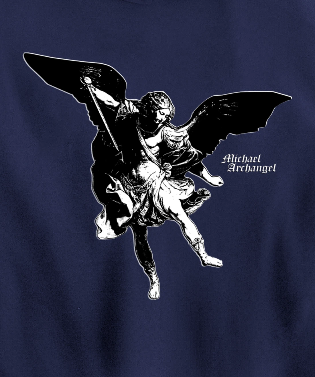Master of Angels - Saint Michael Archangel Pullover Hoodie