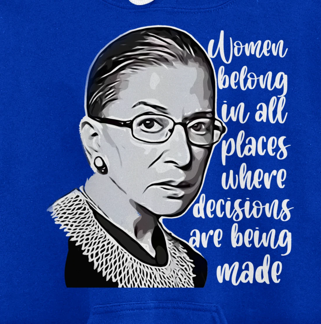 Vintage Ruth Bader Ginsburg - RBG gift for women or youth Pullover Hoodie