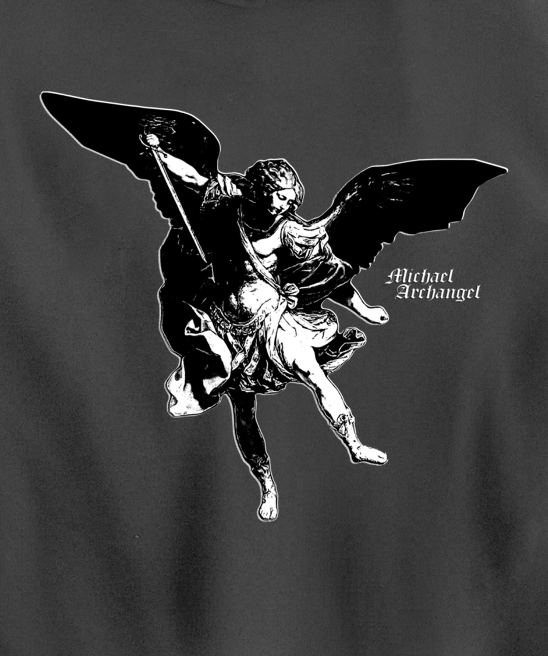 Master of Angels - Saint Michael Archangel Pullover Hoodie